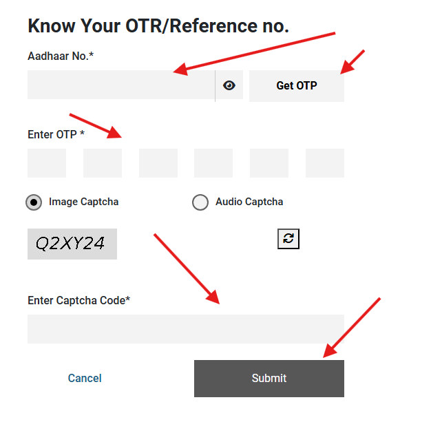 OTR Registration