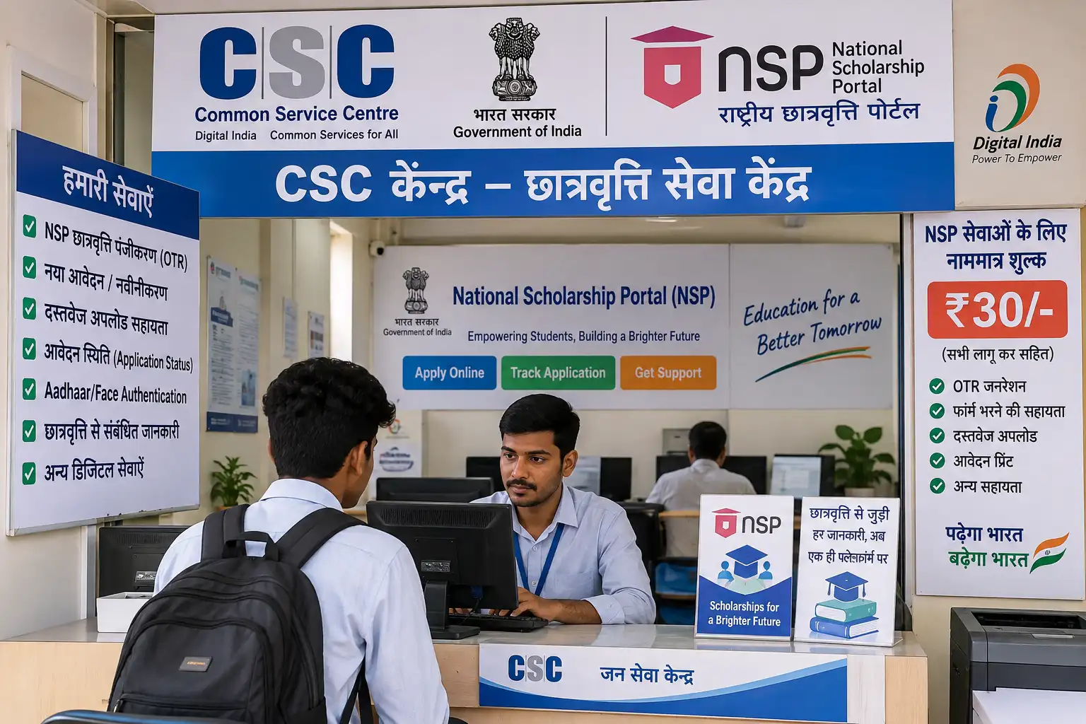 NSP services Common Service Centres